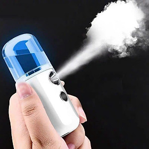 Máy Xông Làm Đẹp Da Mặt Máy xông hơi mặt Máy Xông Tinh Dầu Mặt Mũi Họng Mini Hàng Chính Hãng - Xông Hơi Thảo Dược Tại Nhà - An Toàn Hiệu Quả  (BẬT: BẤM NÚT 2 LẦN)