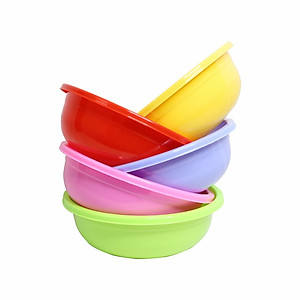 Combo 5 Thau nhựa tròn Chấn Thuận Thành đựng đồ, rửa rau củ - hàng Việt Nam Chất Lượng Cao 24x8.2 cm (nhiều màu) - TN2T420-5