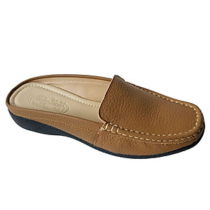 Dép Sục Nữ Da Bò Thật BIGGBEN Cao 3 phân SBN45
