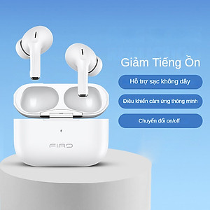 Tai Nghe Bluetooth Nhét Tai Không Dây FIRO Fi5 Pro2 - Pin Dock Sạc 300mAh - Bluetooth 5.3 - Tai Nghe FIRO Fi5 Pro2 Điều Khiển Cảm Ứng Thông Minh - Công Nghệ Kháng Nước IPX5 - Tai Nghe Không Dây FIRO Fi5 Pro2 - Phù Hợp Với Tất Cả Dòng Máy - Hàng Chính Hãng