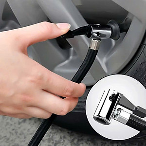 Máy bơm lốp cầm tay cho xe hơi, xe máy sạc pin không dây cầm tay dễ dàng tiện lợi đa năng (Tặng kèm quà ngẫu nhiên)