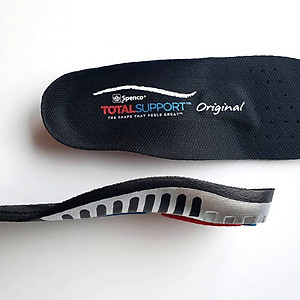 Lót giày Spenco Total Support Original 46-695 nâng vòm bán cứng, hỗ trợ giảm đau mỏi chân, phòng tránh chấn thương thể thao