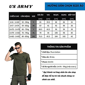 Áo Phông Nam Lính Mỹ (2 Màu), Chất Liệu Mềm Mại, Thoáng Mát, Chống Nhăn, Phom Dáng Xuông Trẻ Trung, Năng Động (U289)-HÀNG CHÍNH HÃNG