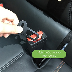 Chốt cài dây an toàn tắt chuông cảnh báo, thiết kế gọn dùng cho mọi loại xe, phụ kiện oto Tâm Luân