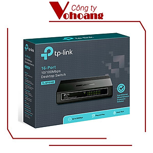 TP-Link  TL-SF1016D - Switch Chia Tín Hiệu Để Bàn 16 Cổng 10/100Mbps - Hàng Chính Hãng