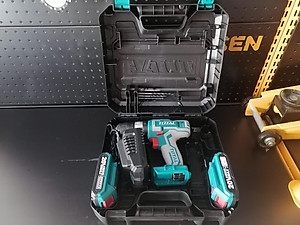 MÁY KHOAN BÚA DÙNG PIN 20V (2 PIN 2.0AH VÀ 1 SẠC) TOTAL TIDLI200215 - HÀNG CHÍNH HÃNG