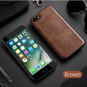 Ốp lưng da cho iPhone 6, 6s, 6 Plus, 6s Plus, iPhone 7, 7 Plus, iPhone 8 , 8 Plus hãng X-level cao cấp viền mềm chống sốc - Hàng chính hãng