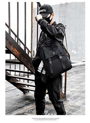 Balo Ulzzang Hàn Quốc Thời Trang PRAZA - BLTK185 (Đen)