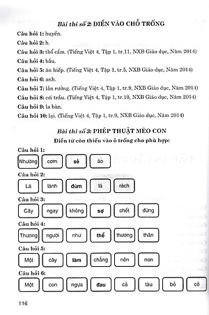 Bộ Đề Luyện Thi Violympic Trạng Nguyên Tiếng Việt Trên Internet Lớp 4