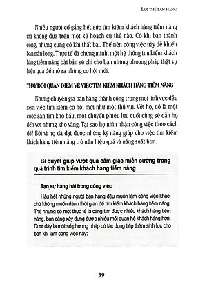 Sách Lợi Thế Bán Hàng (Tái Bản)