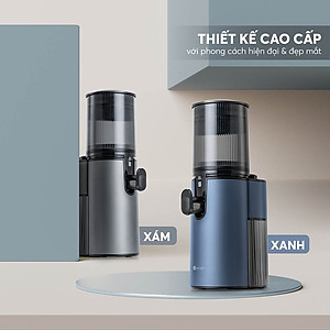Máy ép chậm Elmich JEE-8758, công suất 240W, bảo toàn dưỡng chất, giữ trọn hương vị, ép kiệt bã tới 98% - Hàng Chính Hãng