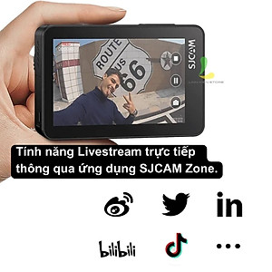 Camera hành trình SJCAM SJ10 Pro Dual Screen - Máy quay hành động màn hình kép chống rung 6 trục đỉnh cao - Hàng chính hãng