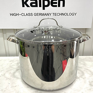 Nồi luộc gà inox 304 cao cấp 5 đáy Kalpen Size 28
