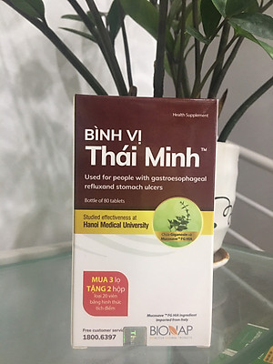Bình vị Thái Minh- Giảm viêm loét dạ dày, trào ngược dạ dày, thực quản