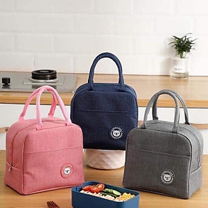 Túi Giữ Nhiệt Đựng Hộp Cơm 2 Ngăn – Có Khoá Kéo 3 Lớp Giữ Nhiệt Cao Cấp Kiểu Xuất Nhật Sang Trọng Tiện Lợi - Chống Thấm Nước Hàng Loại 1 Chính Hãng MINIIN