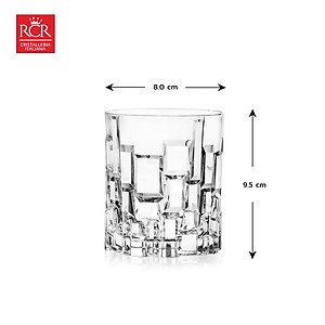 Ly Thuỷ Tinh Pha Lê Ý RCR - Etna Dof Tumblers 330ml