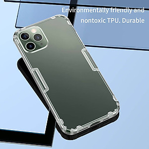 Ốp lưng silicon dẻo trong suốt cho iPhone 13 Pro hiệu Nillkin mỏng 0.6mm - hàng chính hãng