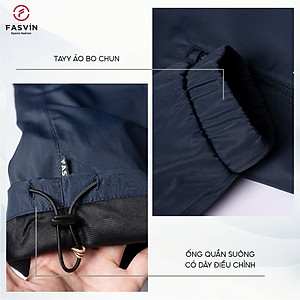 Bộ quần áo thể thao nam FASVIN BD24638.HN chất vải gió dán 02 lớp dày dặn ấm áp