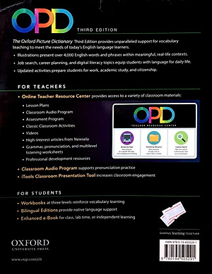 Sách Oxford Picture Dictionary : The Monolingual Dictionary (American English) (Third Edition)