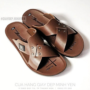 DA THẬT - DÉP DA NAM NIỀM TIN ĐẾ MỚI NT1231