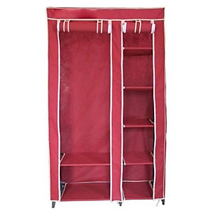 Tủ quần áo 2 buồng 6 ngăn hàng Việt Nam cao cấp - Tủ vải 170cm chất lượng cao khung Inox tĩnh chắc chắn, cứng cáp - Hàng chính hãng D Danido 