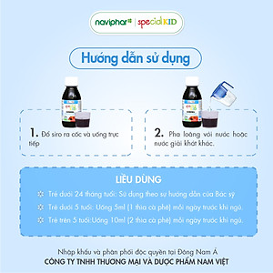 TPBVSK Special Kid Sommeil – Giúp ngủ ngon giấc, ngủ sâu giấc (125ml) [Siro – Nhập khẩu Pháp]