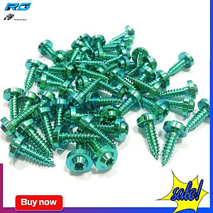 Ốc Gắn Dàn Áo 5Li-6Li Đặc Biệt Ốc Gr5 Titan Và Lục Bảo ( 1 Con)