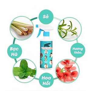 Bình Xịt Đuổi Côn Trùng Vim Nano - Đuổi Ruồi, Muỗi, Côn Trùng Gây Hại, Mùi Hương Thảo Mộc, Dễ Chịu Chai 500ml