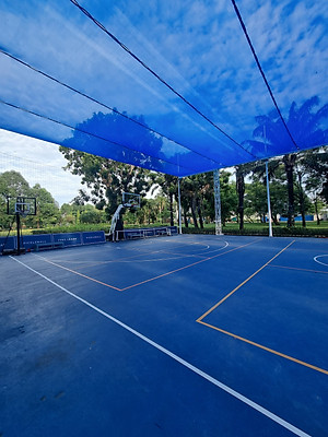 LƯỚI CHE NẮNG 80% CHE SÂN VƯỜN, BAN CÔNG - 230GSM - MÀU XANH DƯƠNG