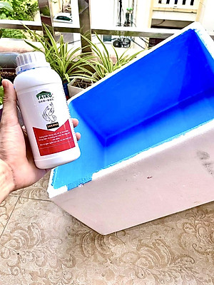 Sơn Chống Thấm Thùng Xốp - Hồ Cá - Hồ Xi Măng, Chống Rêu / TAIKO SAKANA Dung Tích 100-200-300-500ml.