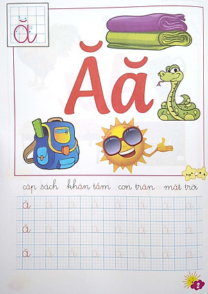 Sách Học Chữ Cái Tiếng Việt Bằng Hình - Quyển 1