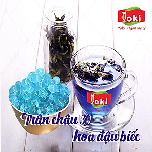 Trân châu 3Q hoa đậu biếc Yoki