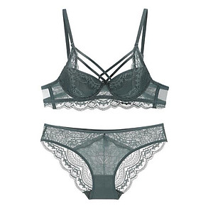 Bộ Đồ Lót Có Gọng Nâng Ngực Ren Lưới Sexy B187