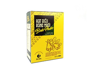 Túi quà tặng HẠT ĐIỀU BÌNH PHƯỚC rang muối vỏ lụa loại A+