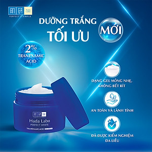 Kem dưỡng trắng dạng gel Hada Labo Perfect White Tranexamic Acid Cream 50g