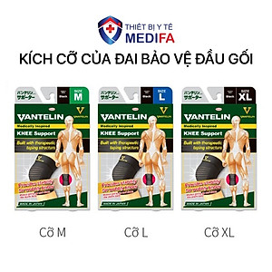 Băng Bảo Vệ Khớp Gối Bó Gối Vantelin Support Knee size M