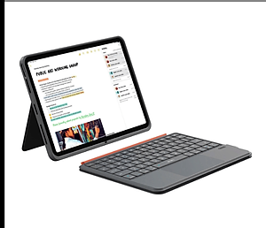 Bao Da Kèm bàn phím Dành cho iPad Gen 11 A16 2025 , Gen 10 10.9 inch 2022 Chính Hãng WIWU Mk005 bàn phím kết nối bluetooth có di chuột TrackPad, có Ngăn đựng bút - hàng chính hãng