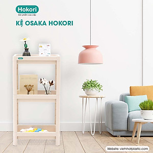 Kệ Để Đồ Đa Năng Osaka Hokori, Nhựa Việt Nhật Kệ Để Đồ Decor Nhà Cửa Xinh Xắn 2 Tầng - Hàng Việt Nam
