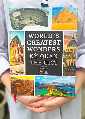 Combo 2 Cuốn Sách Bách Khoa Toàn Thư - Kỳ Quan Thế Giới, Bí Ẩn Của Lịch Sử- Tổng Hợp Kiến Thức Về Lịch Sử, Địa Lý, Du Lịch Khám Phá Thế Giới - Á Châu Books Bìa Cứng, In Màu
