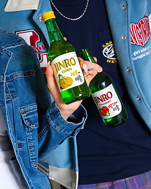 [CHÍNH HÃNG] Soju Hàn Quốc JINRO VỊ DÂU 360ml - Combo 6 chai