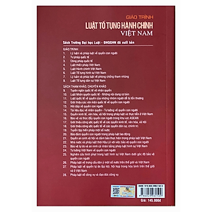 Sách - Giáo trình luật tố tụng hành chính Việt Nam