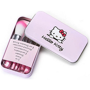 Bộ Cọ Trang Điểm Cá Nhân Hình Mèo Kitty 7 Cây