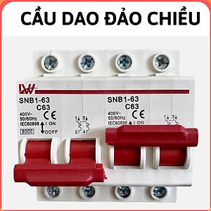 CB đóng ngắt, aptomat đảo chiều, chuyển đổi 2 nguồn điện 63A và 100A 2P/230V