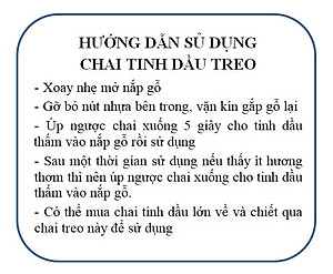 Tinh Dầu Oải Hương Treo Phòng, Treo Xe ô tô (Lavender) Chính Hãng TIDAMO Giúp Thơm Thư giản, Kháng Khuẩn Và Bảo Vệ Sức Khỏe