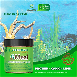Thức ăn Cá Bột, Cá Thủy Sinh GREENABC – Hàm lượng protein 40% giúp tăng trưởng nhanh, tăng đề kháng, lên màu – Hộp 200g