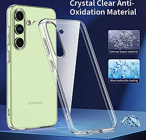 Ốp lưng dẻo silicon cho Samsung Galaxy A55 hiệu Ultra Thin siêu mỏng 0.6mm, chống trầy, chống bụi) - Hàng nhập khẩu