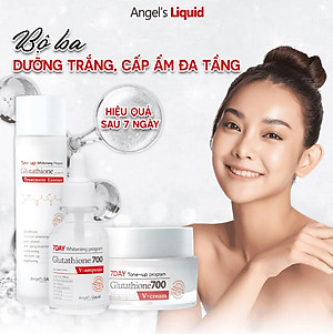 Kem Dưỡng Hỗ Trợ Giảm Thâm Nám Angel's Liquid Glutathione + Niacinamide 7Day Whitening Program 700 V-Cream