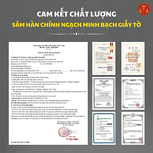 Hộp 300 Grams Nhân sâm đen khô nguyên củ Daedong Korea (11-20 củ/Hộp)