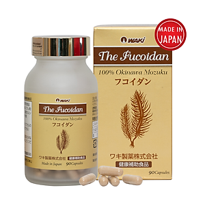 The Fucoidan - 100% Chiết Xuất Tảo Nâu Okinawa Nhật Bản Waki (90 Viên / Chai)