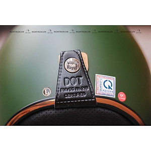 Nón bảo hiểm 3/4 ROYAL M20C xanh lính nhám